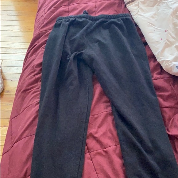 Drawstring Black Joggers - Picture 3 of 4